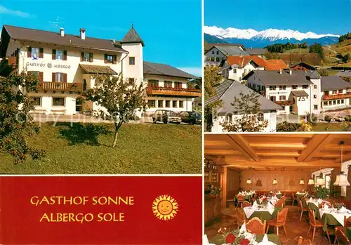 AK / Ansichtskarte Lajen_Bozen Gasthof Sonne Albergo Sole Lajen Bozen