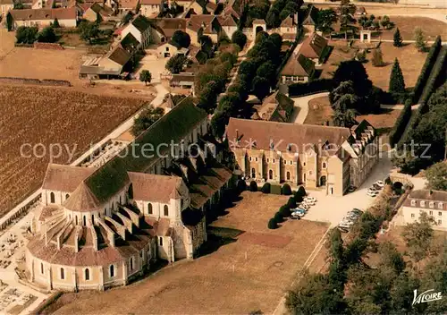 AK / Ansichtskarte Pontigny Abbaye Cistercienne XIIe siecle vue aerienne Pontigny