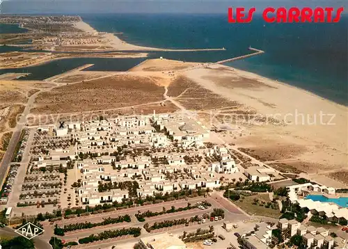 AK / Ansichtskarte Port_Leucate Vue aerienne des Carrats et du Littoral Port_Leucate
