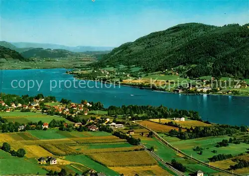 AK / Ansichtskarte Ossiachersee mit Stift Alt Ossiach Ossiachersee