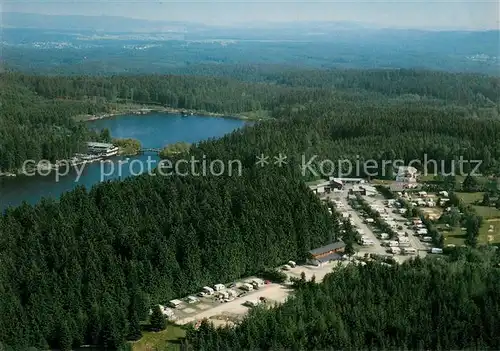 AK / Ansichtskarte Fichtelberg_Oberwiesenthal Campingplatz Fichtelsee Fliegeraufnahme Fichtelberg