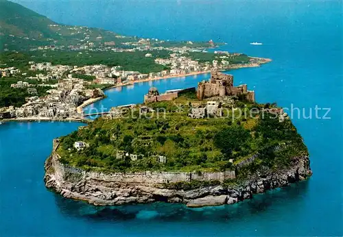 AK / Ansichtskarte Ischia Castello Aragonese dall aereo Ischia