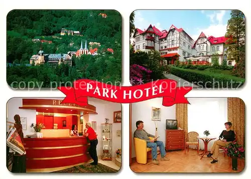 AK / Ansichtskarte Bad_Flinsberg_Swieradow_Zdroj Park Hotel Rezeption Aufenthaltsraum Bad_Flinsberg