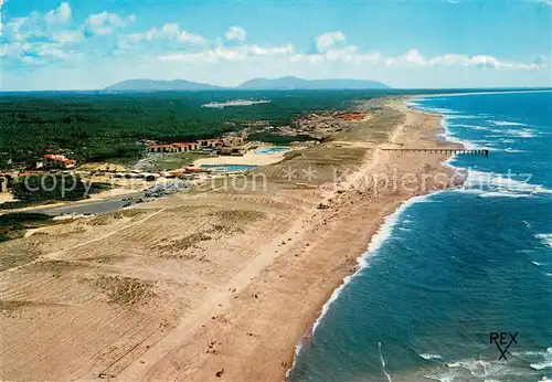 AK / Ansichtskarte Seignosse_Le_Penon Au fond les Montagnes dEspagne Vue aerienne Seignosse_Le_Penon