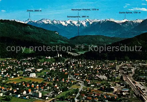 AK / Ansichtskarte Rankweil_Vorarlberg Fliegeraufnahme Rankweil Vorarlberg