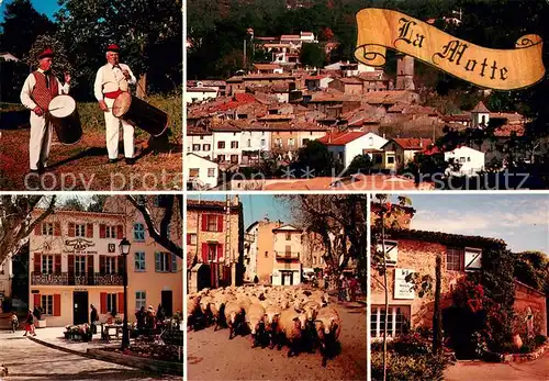 AK / Ansichtskarte La_Motte_Var Trommler Panorama Hotel Schafherde La_Motte_Var