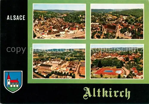 AK / Ansichtskarte Altkirch_Elsass Fliegeraufnahmen Altkirch Elsass