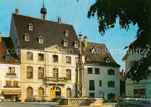 AK / Ansichtskarte Altkirch_Elsass La fontaine la mairie et le musee Altkirch Elsass