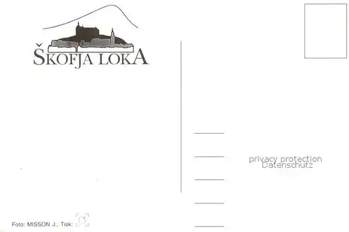 AK / Ansichtskarte Skofja_Loka_Sora Fliegeraufnahme Skofja_Loka_Sora
