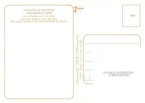 AK / Ansichtskarte Concarneau_Finistere Rue Vauban  Concarneau_Finistere