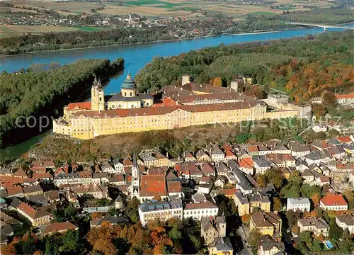 AK / Ansichtskarte Melk_Donau Stift Melk Fliegeraufnahme Melk_Donau