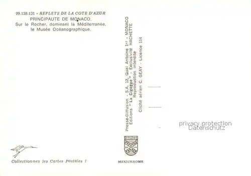 AK / Ansichtskarte Monaco Musee Oceanographique Monaco
