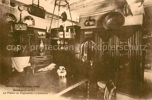 AK / Ansichtskarte Rennes_Ille et Vilaine Maison de Duguesclin 