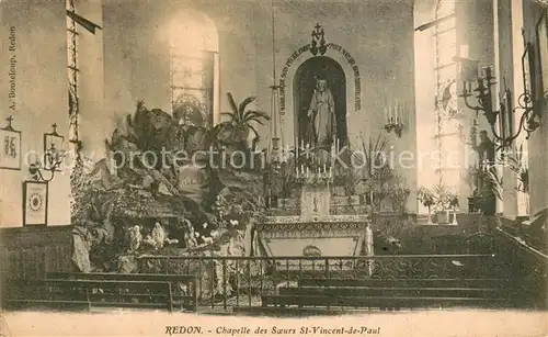 AK / Ansichtskarte Redon Chapelle des Soeurs St Vincent de Paul Redon