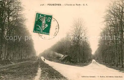 AK / Ansichtskarte Fougeres Foret Fougeres