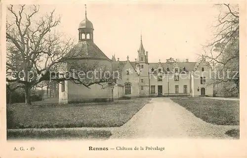 AK / Ansichtskarte Rennes_Ille et Vilaine Chateau de la Prevalage 