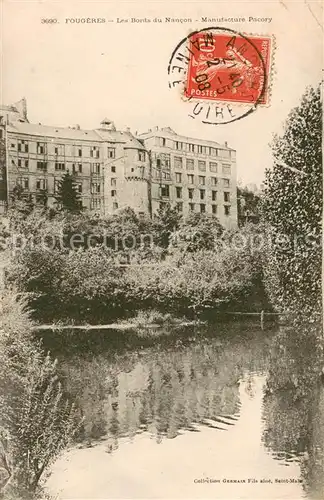 AK / Ansichtskarte Fougeres Les Bords du Nancon  Fougeres