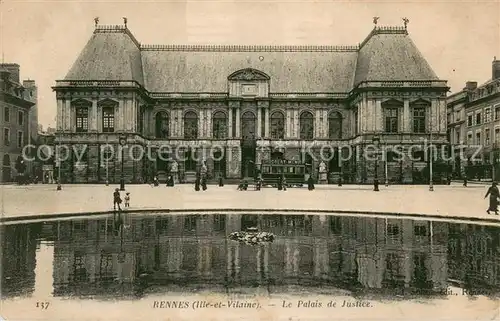 AK / Ansichtskarte Rennes_Ille et Vilaine Palais de Justice 