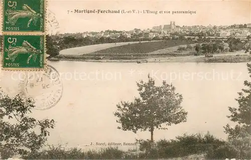 AK / Ansichtskarte Martigne Ferchaud Etang  Martigne Ferchaud