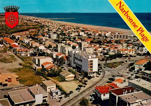 AK / Ansichtskarte Narbonne_Plage Vue aerienne Narbonne_Plage