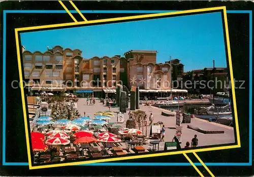 AK / Ansichtskarte Gruissan Port Cafe Restaurant Gruissan