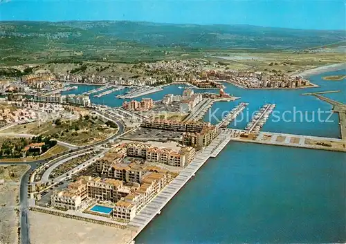AK / Ansichtskarte Gruissan Vue aerienne du port Gruissan