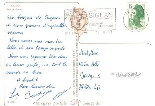 AK / Ansichtskarte Sigean Vue generale Sigean