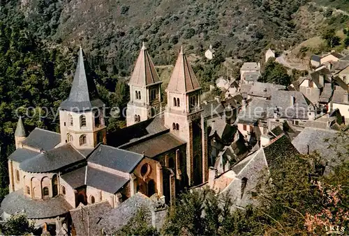 AK / Ansichtskarte Conques_en_Rouergue_Aveyron Vue plongeante des Combes 