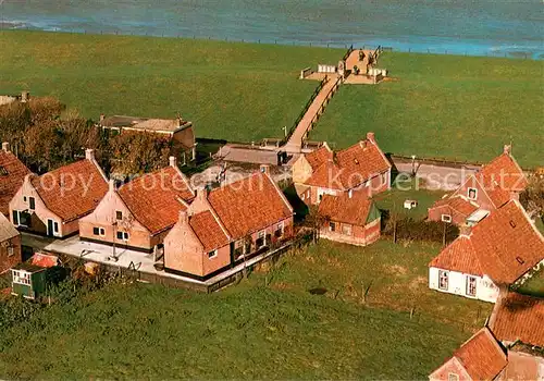 AK / Ansichtskarte Moddergat Museum t Fiskerhuske Fliegeraufnahme Moddergat