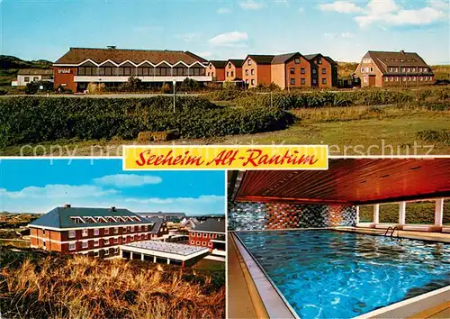 AK / Ansichtskarte Alt_Rantum Bundesbahn Sozialwerk Seeheim Alt Rantum Hallenbad Alt_Rantum