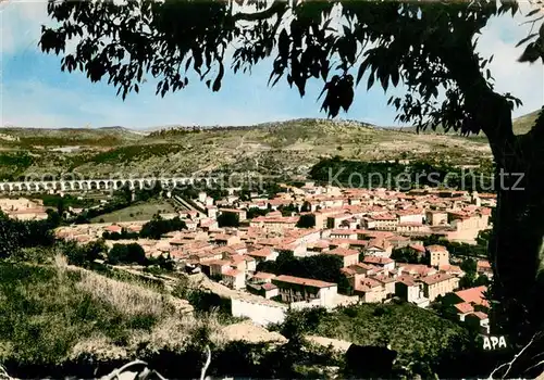 AK / Ansichtskarte Bedarieux Vue generale et le Viaduc Bedarieux