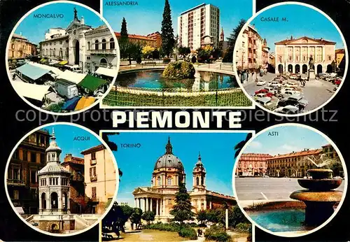 AK / Ansichtskarte Piemont_Region Moncalvo Alessandria Casale Acqui Torino Asti 