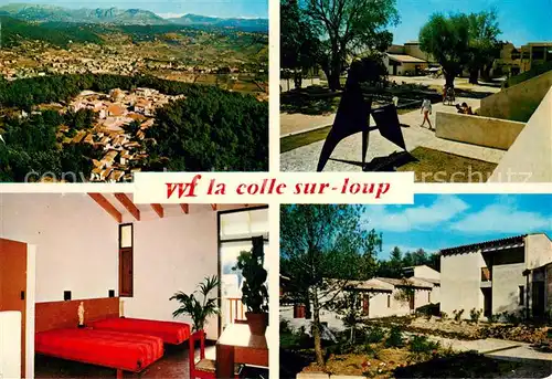 AK / Ansichtskarte La_Colle sur Loup Panorama Village Vacanes Familles La_Colle sur Loup