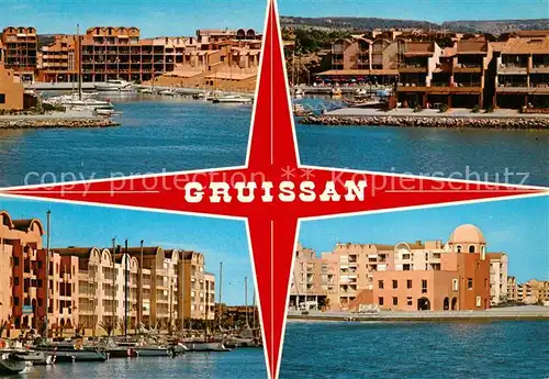 AK / Ansichtskarte Gruissan En flanant dans la nouvelle station balneaire Gruissan
