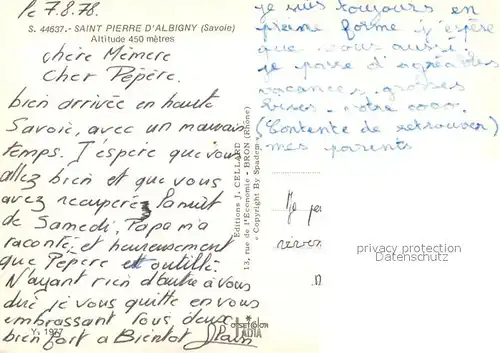 AK / Ansichtskarte Saint Pierre d_Albigny Vue partielle Hotel Vue aerienne Saint Pierre d Albigny