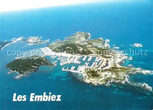 AK / Ansichtskarte Ile_des_Embiez Vue aerienne 