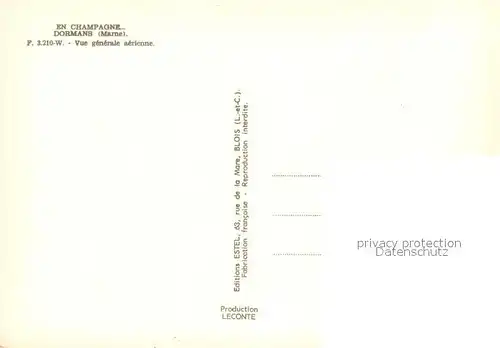 AK / Ansichtskarte Dormans Vue generale aerienne Dormans