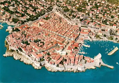 AK / Ansichtskarte Dubrovnik_Ragusa Fliegeraufnahme Dubrovnik Ragusa