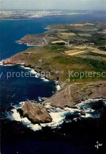 AK / Ansichtskarte Roscanvel Presqu ile Fort des Capucins Goulet de Brest Pointe des Espagnols vue aerienne Roscanvel