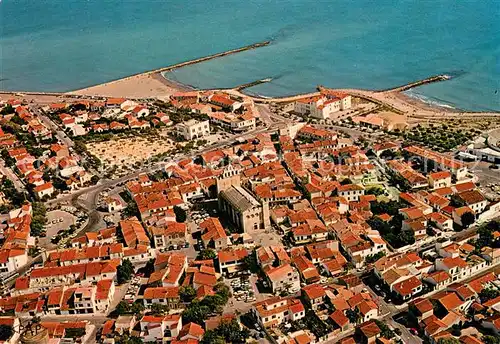 AK / Ansichtskarte Les_Saintes Maries de la Mer Vue aerienne Les