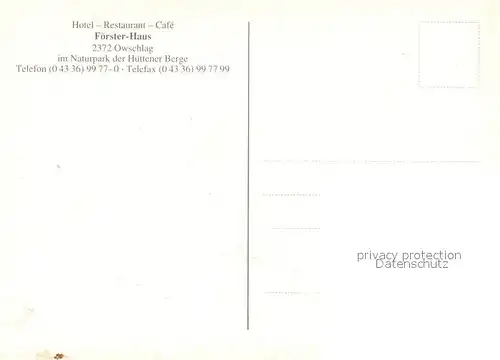 AK / Ansichtskarte Owschlag Hotel Restaurant Cafe Naturpark der Huettener Berge Owschlag