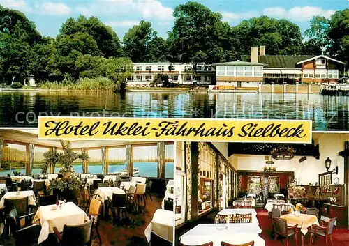AK / Ansichtskarte Sielbeck_Holsteinische Schweiz Hotel Uklei Faehrhaus Restaurant Ukleisee Sielbeck