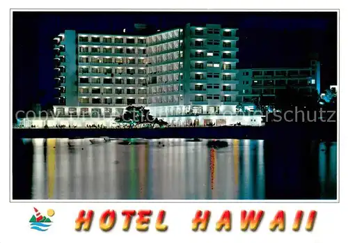 AK / Ansichtskarte San_Antonio_Ibiza Hotel Hawai Vista e noche San_Antonio_Ibiza