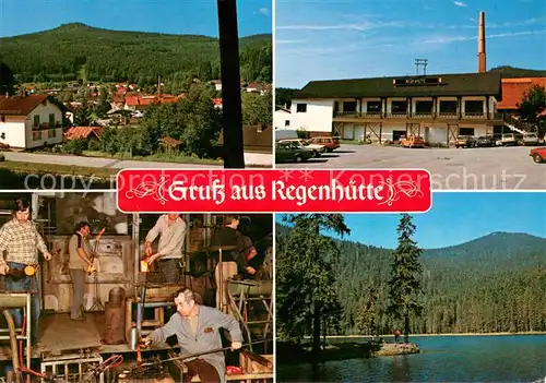 AK / Ansichtskarte Regenhuette_Bayerisch_Eisenstein am Gr Arber Gaststube Seepartie Regenhuette_Bayerisch
