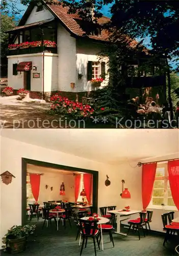 AK / Ansichtskarte Bad_Muenstereifel Restaurant Pension Waldcafe Gut Vogelsang Bad_Muenstereifel