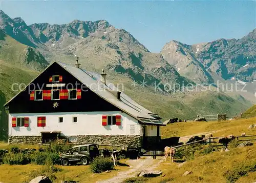 AK / Ansichtskarte Sellrain_Tirol Potsdamer Huette im Fotschertal in den Stubaier Alpen Sellrain Tirol