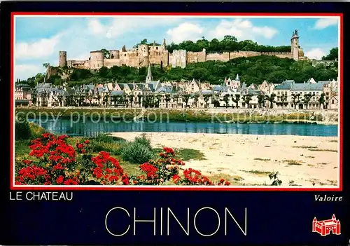 AK / Ansichtskarte Chinon_Indre_et_Loire Chateau Chinon_Indre_et_Loire