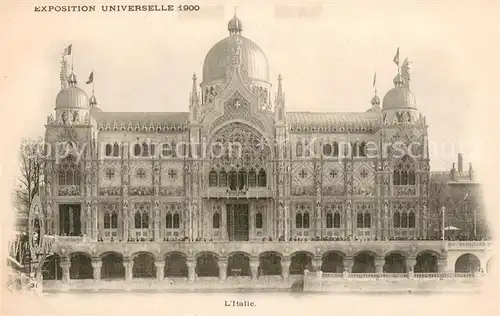 AK / Ansichtskarte Exposition_Universelle_Paris_1900 L Italie  