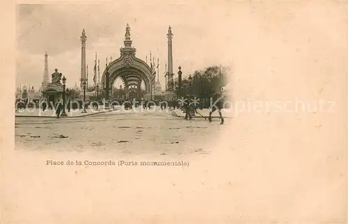 AK / Ansichtskarte Exposition_Universelle_Paris_1900 Place de la Concorde  