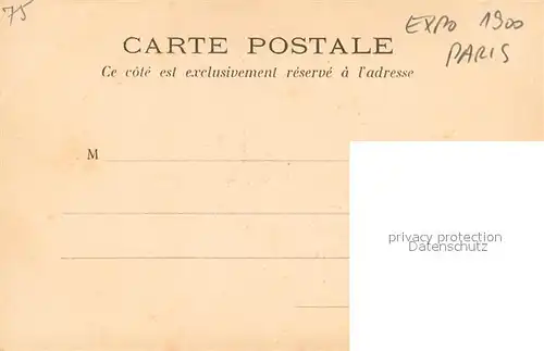 AK / Ansichtskarte Exposition_Universelle_Paris_1900 Place de la Concorde  